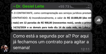 Print de resultado — aluno do Método MMA